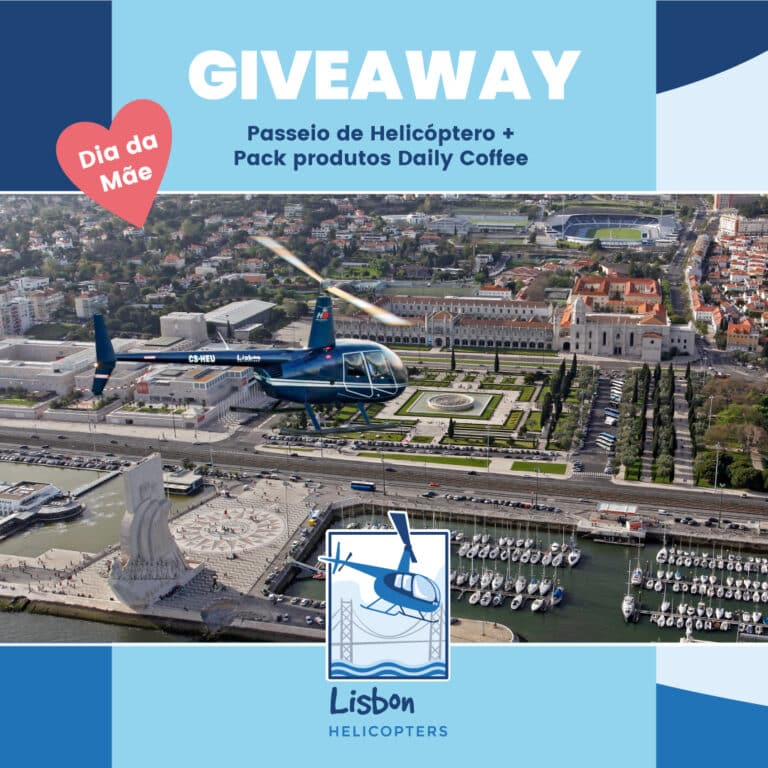 GIVEAWAY Dia da Mãe | Lisbon Helicopters